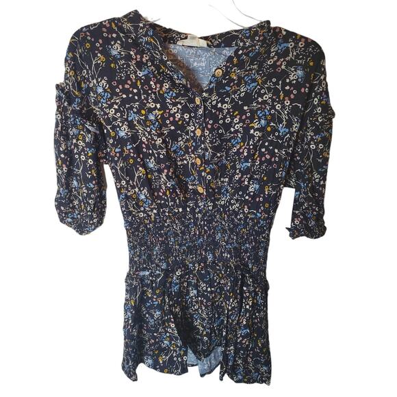 Jessica Simpson Floral Smocked Waist Dress, Girls XL/12, NWT - Picture 1 of 6